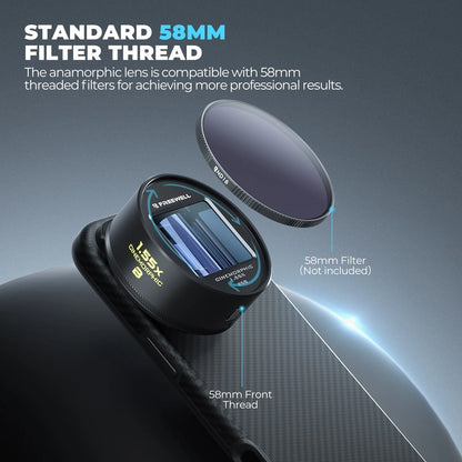 Freewell 1.55x Anamorphic Lens