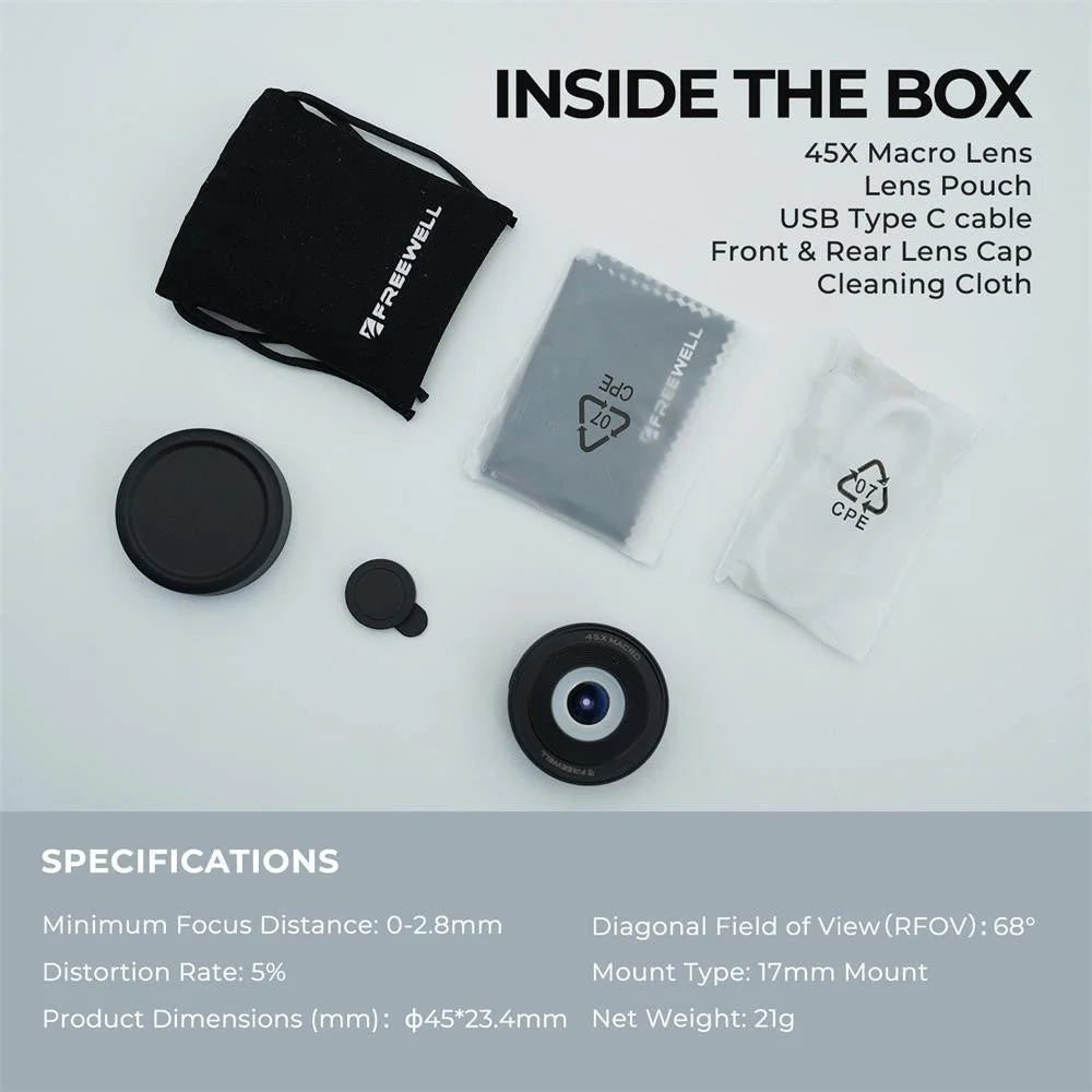 Freewell 45x Macro Lens