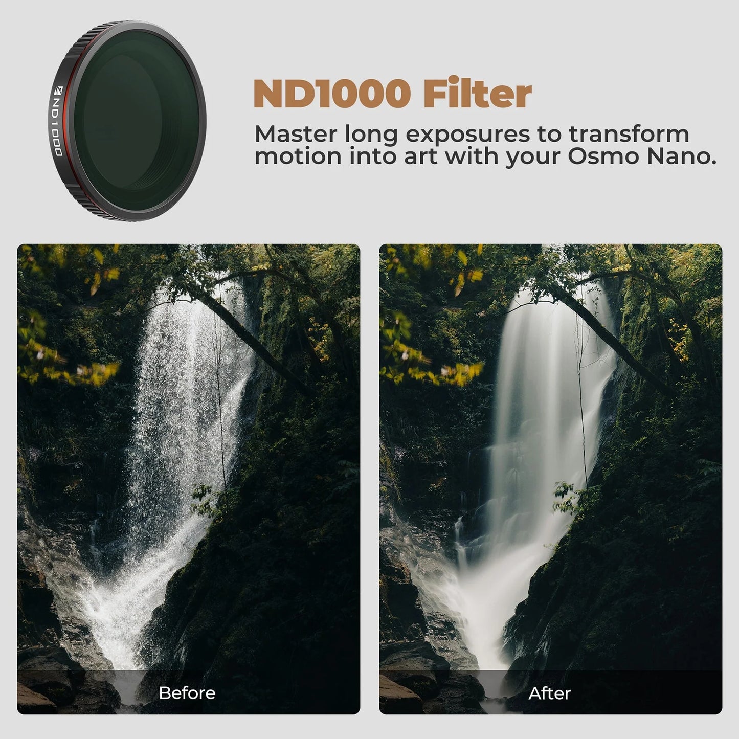 Freewell DJI Osmo Nano ND1000 Filter