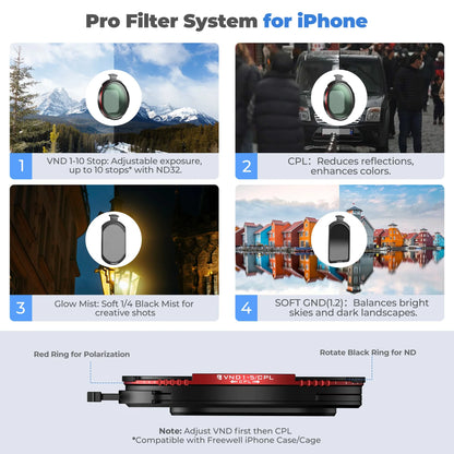 Freewell iPhone Pro Hybrid Filter Kit